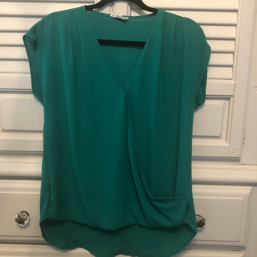Pleione Green Blouse